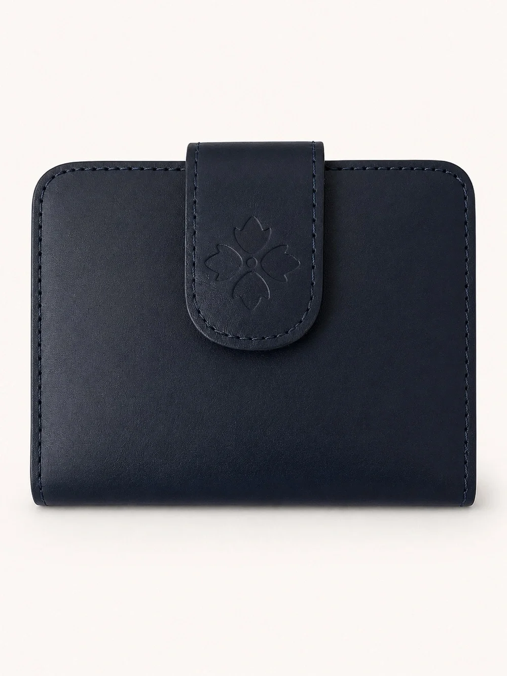Patricia Nash Iberia Wallet Cerulean Blue Distressed Vtg Leather Bi-fold Wallet
